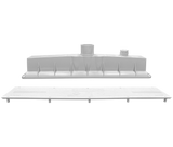 AVSC Single Standard Top Channel Drain White - Pentair In-Floor(A&A) | 285001