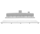 AVSC Single Standard Top Channel Drain White - Pentair In-Floor(A&A) | 285001