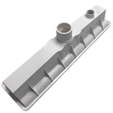 AVSC Single Standard Top Channel Drain White - Pentair In-Floor(A&A) | 285001