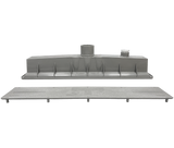 AVSC Single Standard Top Channel Drain Light Gray - Pentair In-Floor(A&A) | 285002