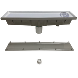 AVSC Single Standard Top Channel Drain Light Gray - Pentair In-Floor(A&A) | 285002