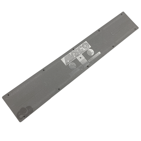 Light gray AVSC single standard top channel drain cover for Pentair In-Floor system