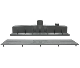 AVSC Single Standard Top Channel Drain Dark Gray - Pentair In-Floor(A&A) | 285003