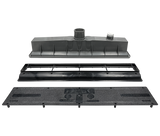 AVSC Single Standard Top Channel Drain Black - Pentair In-Floor(A&A) | 285004