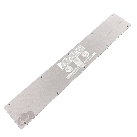 White AVSC dual standard top channel drain cover with Pentair A&A label