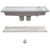 AVSC Dual Standard Top Channel Drain White - Pentair In-Floor(A&A) | 286101