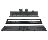 AVSC Dual Standard Top Channel Drain Black - Pentair In-Floor(A&A) | 286114