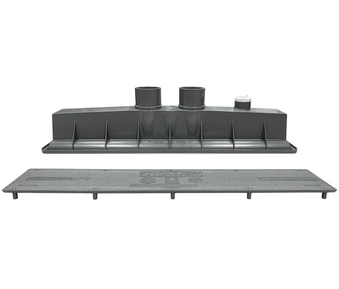 AVSC Dual Standard Top Channel Drain Gray - Pentair In-Floor(A&A) | 286123