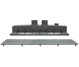 AVSC Dual Standard Top Channel Drain Gray - Pentair In-Floor(A&A) | 286123