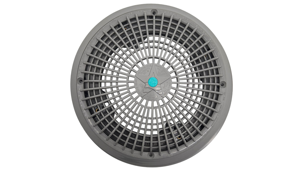 AquaStar 10" Round Debris Removal Drain (Light Gray-Spa Package) - Pentair In-Floor(A&A) | 287102