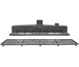 AVSC Single Pebble Top Channel Drain Dark Gray - Pentair In-Floor(A&A) | 288103