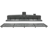 AVSC Single Pebble Top Channel Drain Dark Gray - Pentair In-Floor(A&A) | 288103