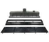 AVSC Single Pebble Top Channel Drain Black - Pentair In-Floor(A&A) | 288104