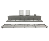 AVSC Dual Pebble Top Channel Drain Light Gray - Pentair In-Floor(A&A) | 289102