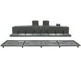 AVSC Dual Pebble Top Channel Drain Dark Gray - Pentair In-Floor(A&A) | 289103