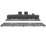 AVSC Dual Pebble Top Channel Drain Dark Gray - Pentair In-Floor(A&A) | 289103