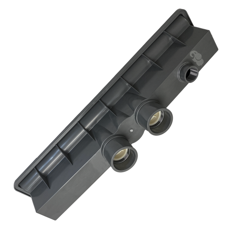 AVSC Dual Pebble Top Channel Drain Black - Pentair In-Floor(A&A) | 289104