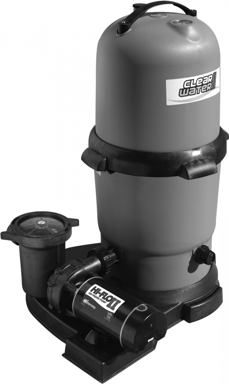 ClearWater II D.E. Standard Filter System – 18 sq ft Capacity, Gray Housing | FD18-7