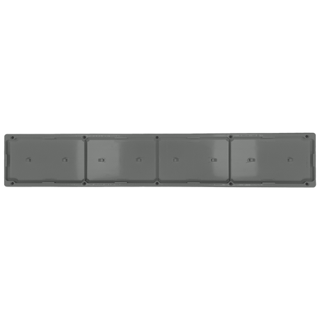 Dark gray Pebble Top cover replacement for Pentair AVSC, rectangular panel with four sections
