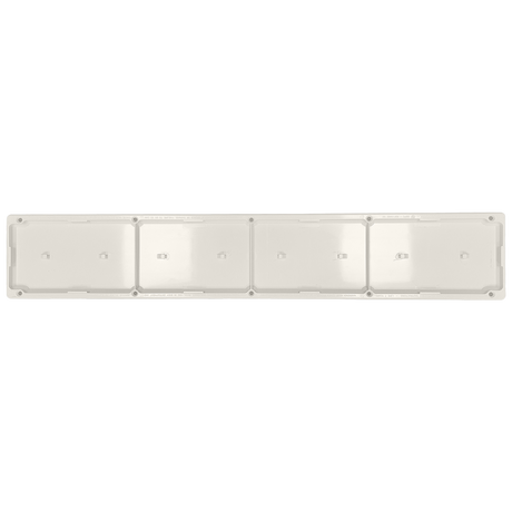 White rectangular Pentair AVSC Pebble top cover replacement panel with four recessed sections