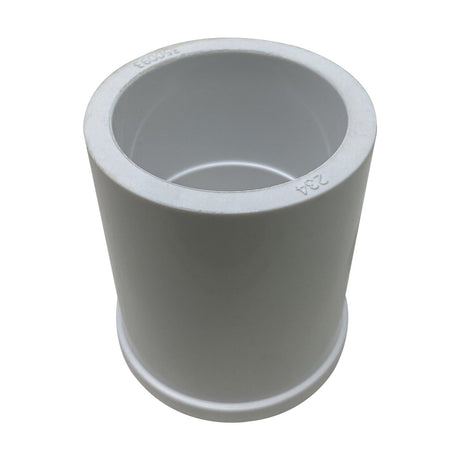Gray PVC pool pump union adapter fitting