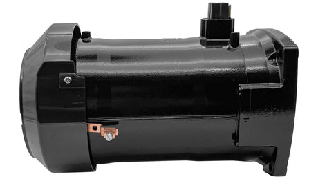 Pentair 3.2 kW ferrite black pool motor assembly shown in side view