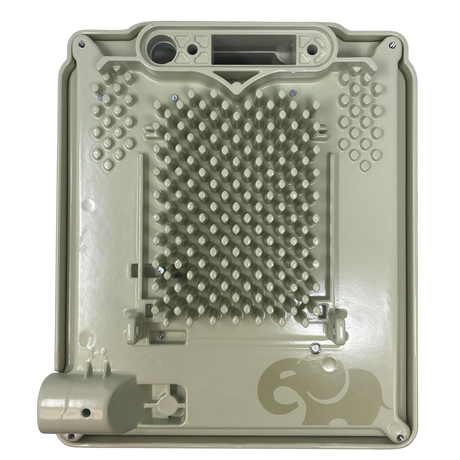 Pentair SuperFlo pump drive and cover kit housing with cooling fins and mounting points