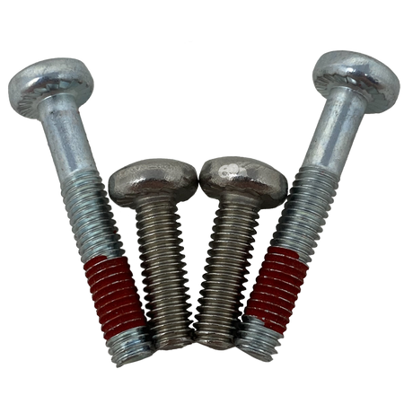 Four metal mounting bolts for Pentair SuperFlo VS motor without drive
