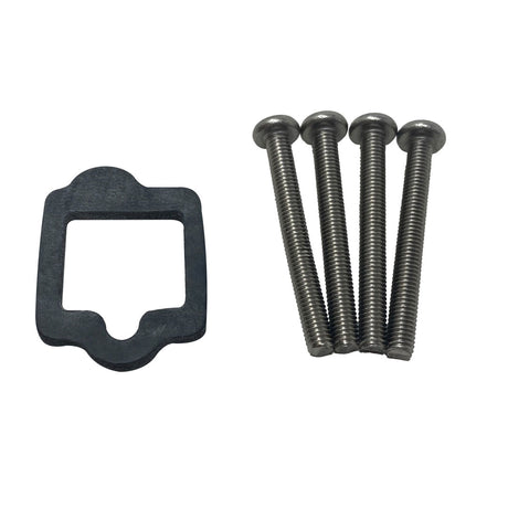 Pentair drive hardware kit with gasket and four bolts on white background
