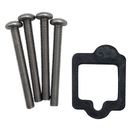 Pentair motor kit hardware set with four bolts and a black gasket seal