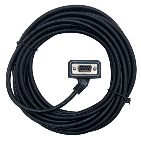 Pentair IntelliFlo keypad relocation wall mount cable with connector, coiled black cable