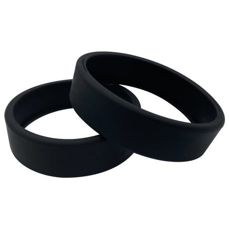 Black replacement tire rings for Pentair Racer/Racer LS pressure side pool cleaner