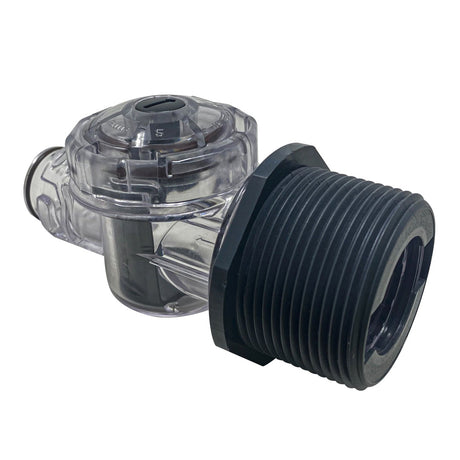 Pentair Racer pressure side cleaner feedline wall connector kit with threaded fitting