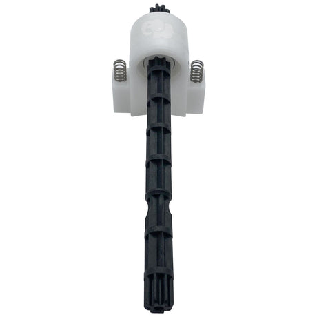 Pentair Kreepy Krauly Warrior Rebel left drive kit with black shaft and white spring-loaded housing