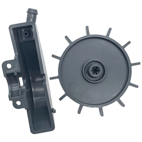 Pentair Racer/Racer LS pressure turbine cover assembly, black plastic replacement part