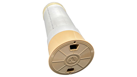 Tan QuikDekClor pool side chlorine feeder with foam base