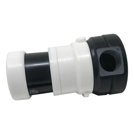 Caretaker 99 high flow cleaning head in jet black and white