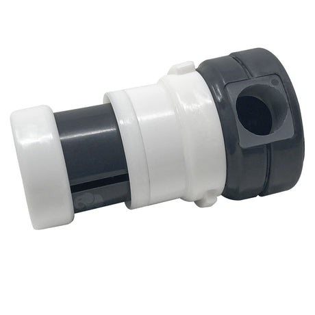 Charcoal gray and white Caretaker 99 high flow cleaning head attachment on a white background