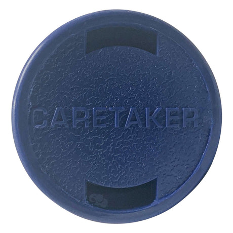 Dark blue Caretaker 99 high flow cleaning head with textured round face and two openings