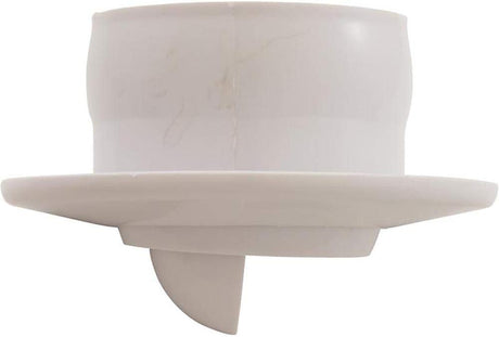 White self-aligning Aussie insider with wide flange and 1-1/4-inch eye opening