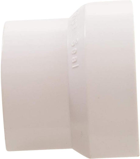 White 1-inch clip-on pipe seal fitting