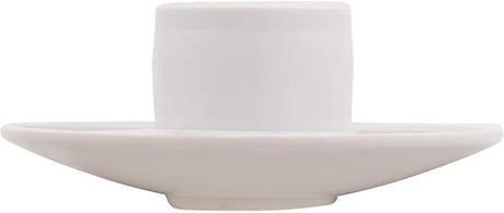 White 1-inch self-aligning Aussie insider with wide flanged base