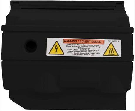 Pentair IntelliPro pump drive kit cover with warning label and keypad opening