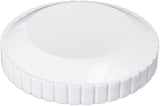 Threaded Cap, Flow Outlet, White || 25552-020-300