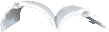 Pleatco universal grid set with seven full grids and one half grid for D.E. pool filters, white fabric filter elements
