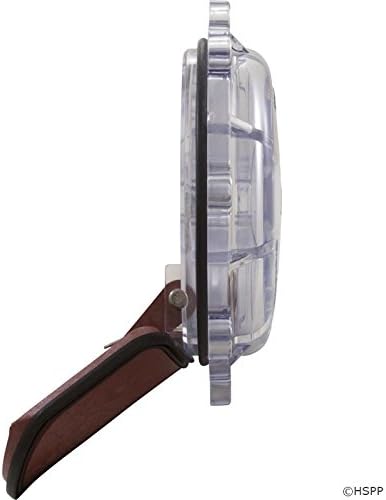 Jandy large check valve cover with flapper assembly, side view