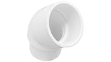 Schedule 40 45° Street Elbow – 2" Spigot × Slip | 423-020