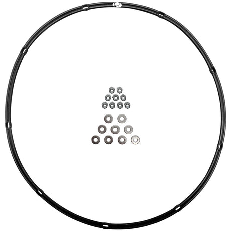 Black tube sheet coil assembly replacement kit with gasket and washers for pool and spa heater