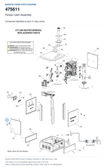 Pentair Latch Assembly | 475611