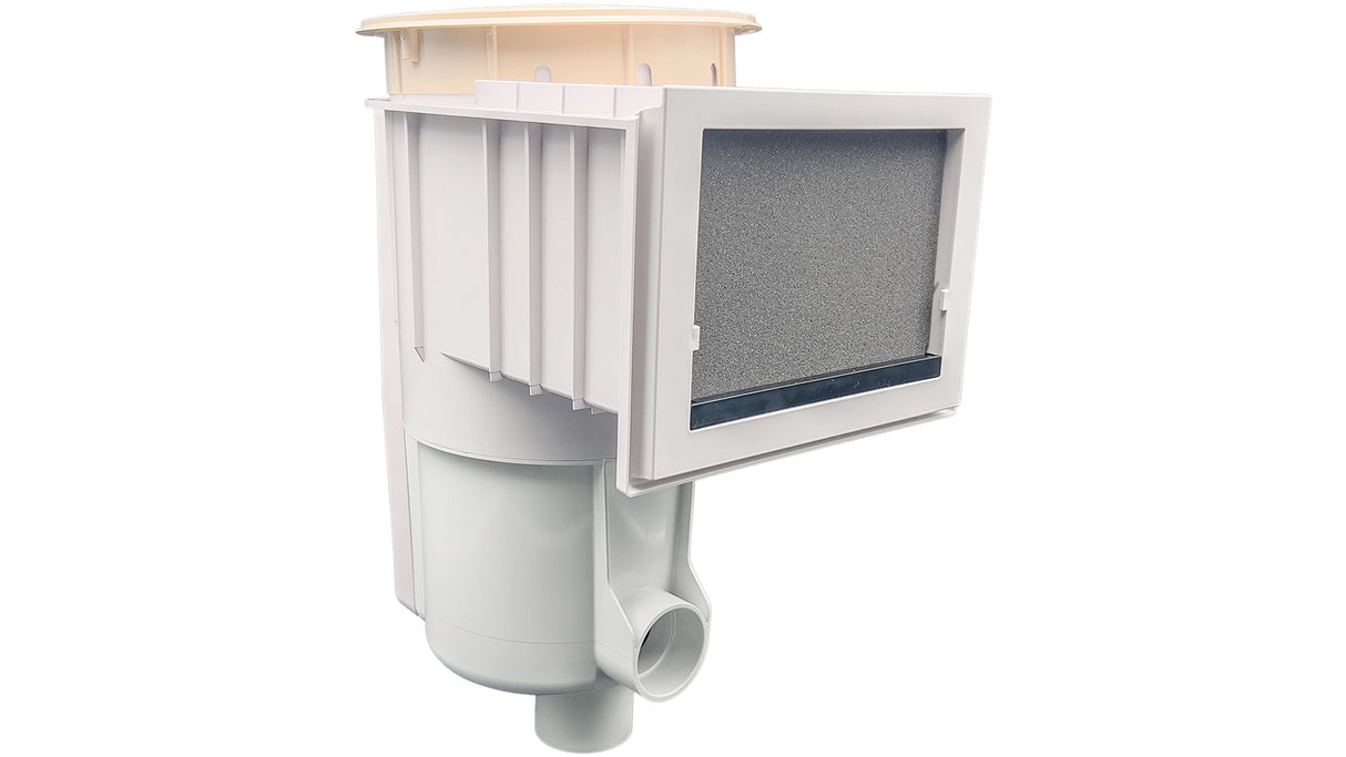 QuikSkim Complete with Protecta Foam (White Body)(Tan Ring Lid) - Pentair In-Floor(A&A) | 505107